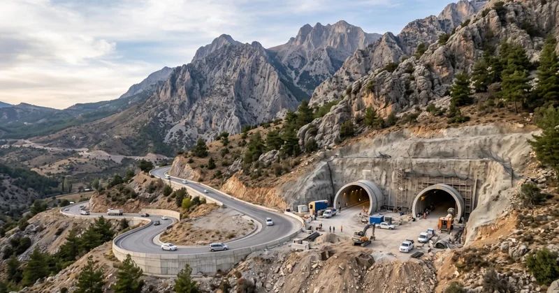 Türkiye de dağın altına dev tünel inşa ediliyor: İki şehir arasındaki ulaşım çilesi bitiyor Sözcü Gazetesi