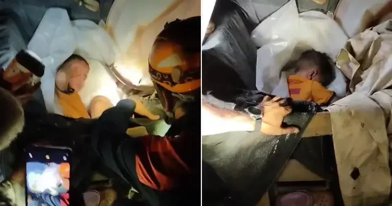 Kaybolan 6 yaşındaki Bünyamin, tahta paletler üzerinde uyurken bulundu