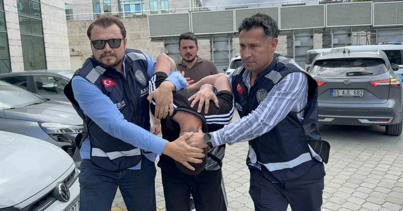 Samsun Atakum da boş araca kurşun yağdıran şüpheli K.A. adliyeye sevk edildi