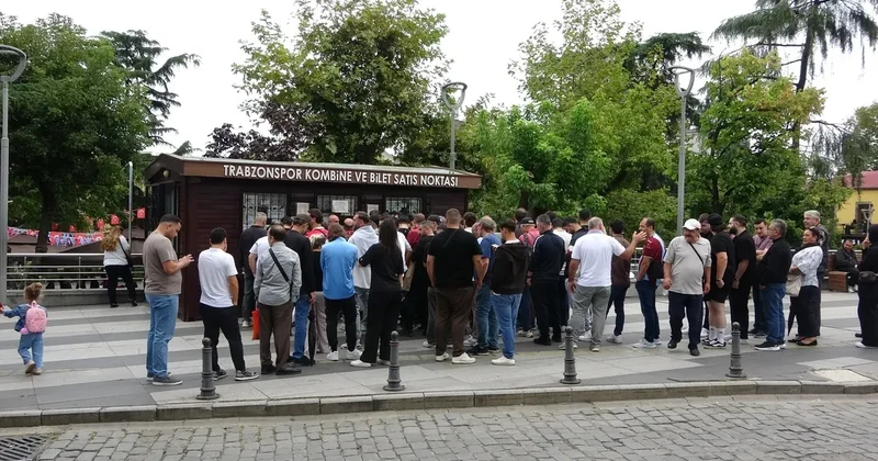 Trabzonspor Galatasaray maçının biletleri satışa çıktı!