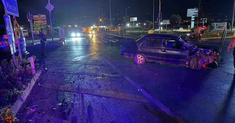 Gazipaşa’da alkollü sürücü kaza yaptı: 2 yaralı