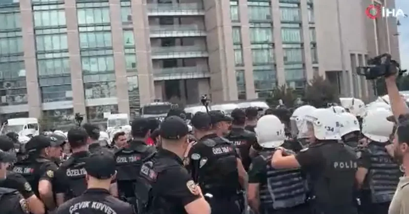 Çağlayan da arbede! Bazı LGBT liler gözaltına alındı