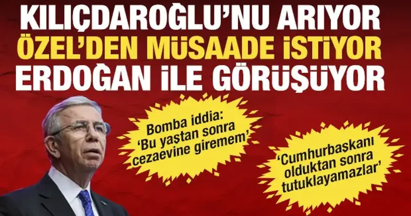 Yavaş’tan kulisleri sallayan iddia: Cumhurbaşkanı adayı olduktan sonra tutuklayamazlar