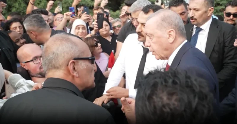 Cumhurbaşkanı Erdoğan ın Samsunlu engelli genç Emre yle sohbetinin görüntüleri paylaşıldı