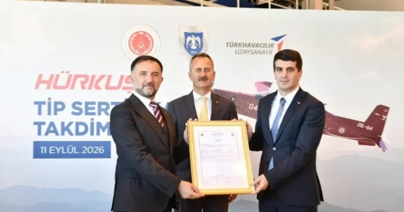 Türk havacılığında bir ilk! HÜRKUŞ II’ye Askerî Tip Sertifikası verildi...