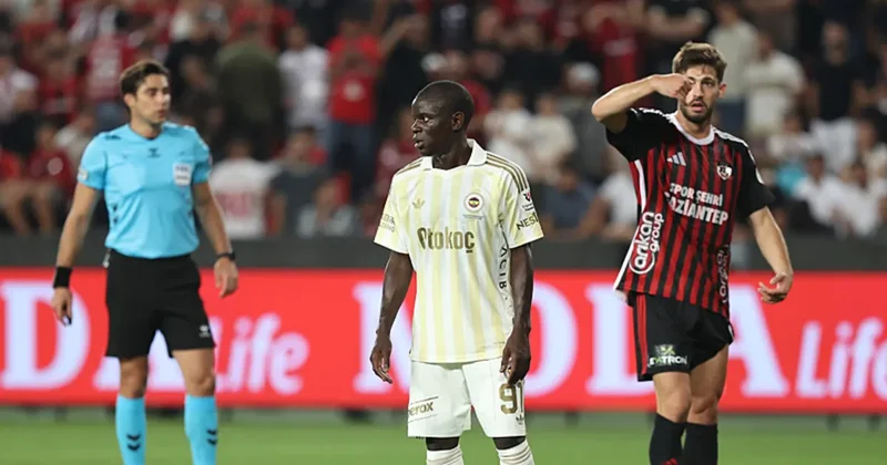 Fenerbahçe, Gaziantep FK’ye takıldı! Zirvenin uzağında kaldı...