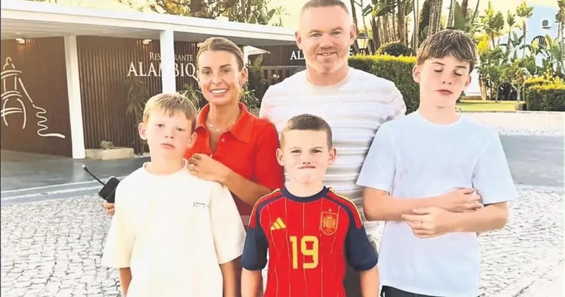 Rooney ailesi Antalya’da!