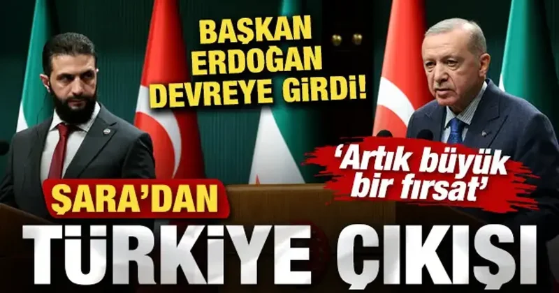 Şara dan dikkat çeken Türkiye çıkışı! Başkan Erdoğan devreye girdi! Büyük bir fırsat