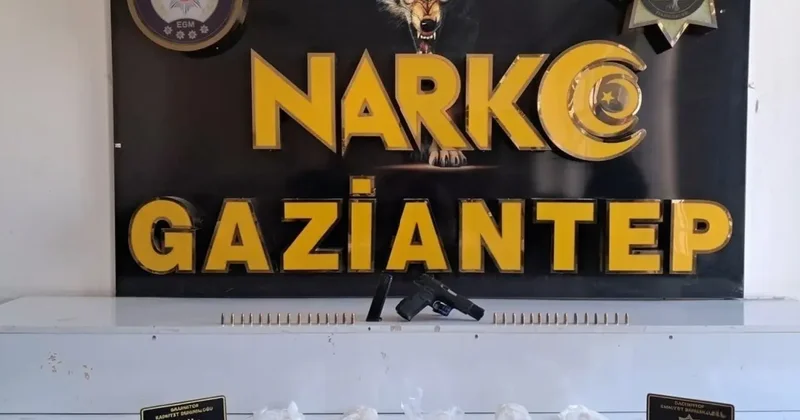 Gaziantep’te 3 kilo metamfetamin ele geçirildi: 1 gözaltı