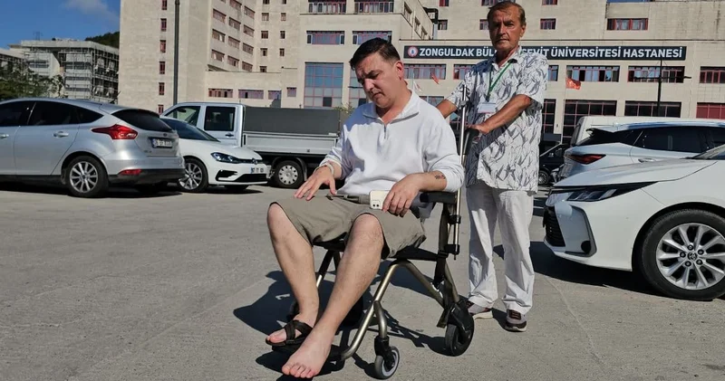 Karın ağrısıyla hastaneye gitti yürüyemez hale geldi