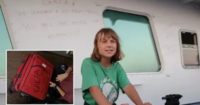 İsrail den Greta Thunberg e çirkin muamele: Bavuluna erkek cinsel organı figürü çizdiler Dünya Haberleri