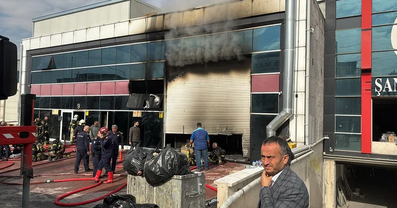 Ankara OSB de iş yerinde yangın