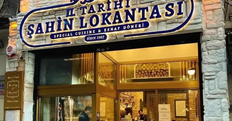 İstanbul daki 58 yıllık Tarihi Şahin Lokantası resmen iflas etti