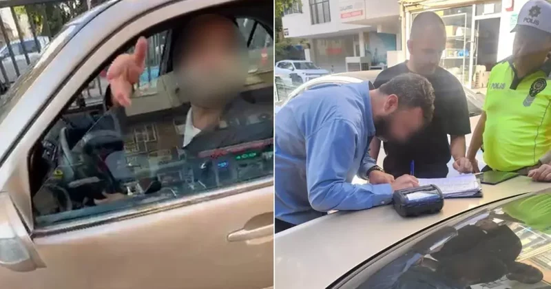 Ters yöne girip racon kesen sürücü bedelini ağır ödedi