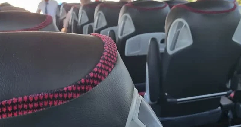 Şehirler arası yolcu otobüsünde korkunç manzara!