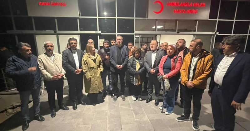 DEM Parti den gazeteci Hüseyin Akyol a ziyaret