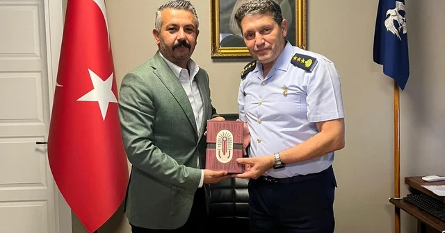 Anamur Ülkü Ocakları Başkanı Satar, Albay Güngör ü ziyaret etti Mersin Haberleri