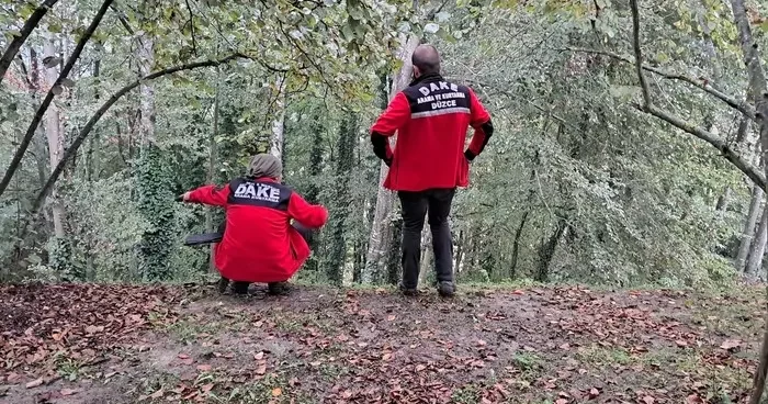 Düzce de kaybolan kişi için arama kurtarma çalışması başlatıldı
