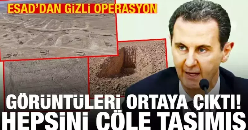 Esad dan gizli operasyonu: Binlerce ceset çöle taşınmış