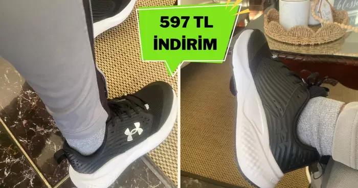 Fiyatı 1812 TL ye düştü! Çok satan Under Armour ayakkabıda büyük fırsat