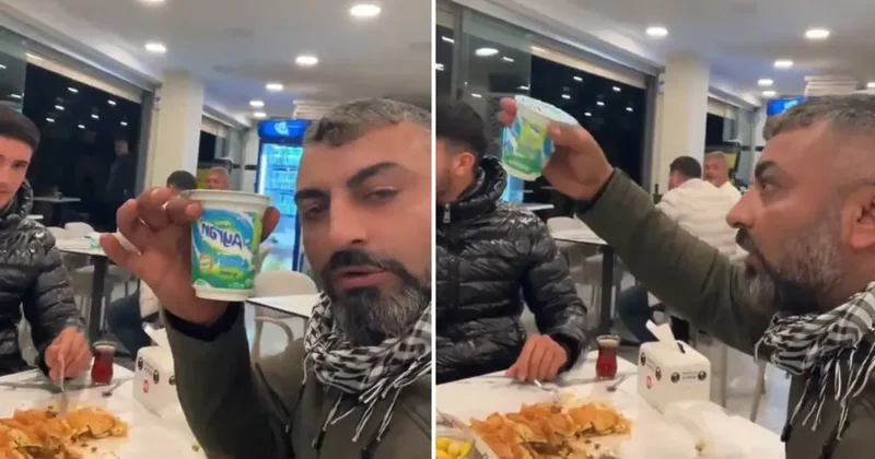 Gittiği lokantada ayranın fiyatını duyan süt üreticisi isyan etti: Ben sütün litresini...