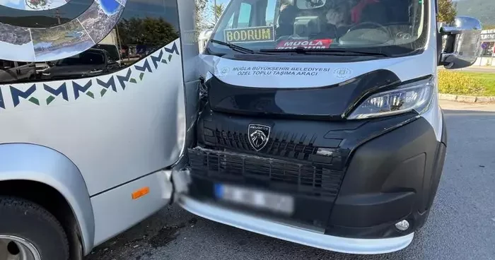 Menteşe de zincirleme trafik kazası