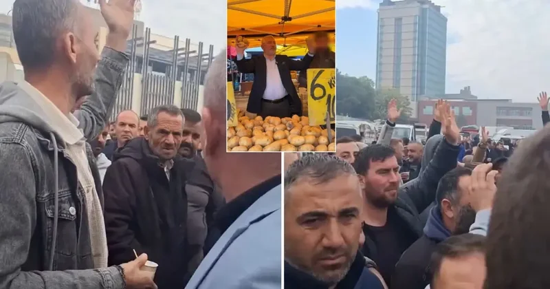 Çorum da gerginlik tırmanıyor! Oylama yapan pazarcılar, belediye başkanını protesto etti