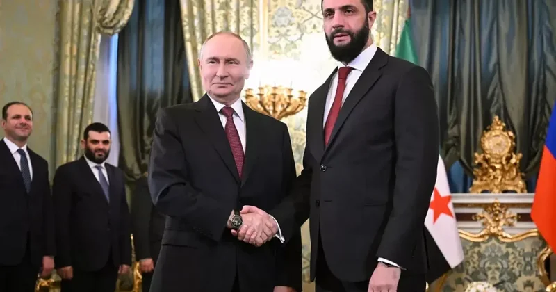 Şara Moskova da! Rusya lideri Putin ile bir araya geldi