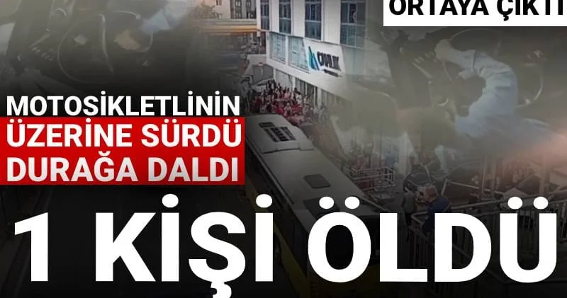 Çekmeköy de İETT otobüsü şoförü durağa daldı: 1 kişi öldü çok sayıda yaralı var! Görüntüler ortaya çıktı