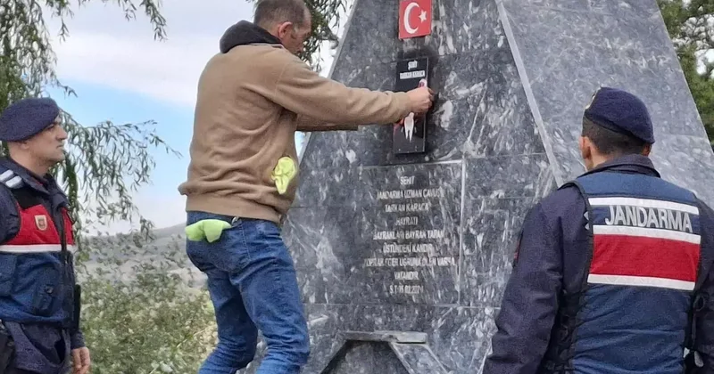 Şehidin hatırası ikinci kez hedef alındı
