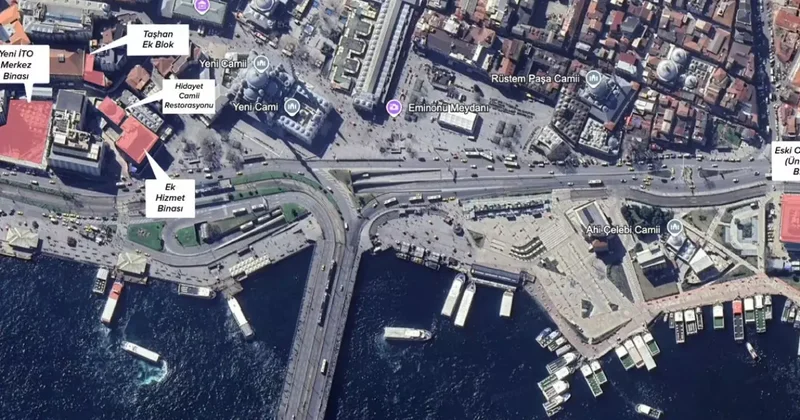 İstanbul un kalbi Eminönü ne İTO dan 5 yeni eser