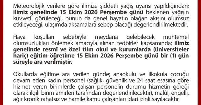 Düzce de eğitime sağanak yağış engeli Düzce Haber Habertürk Yerel Haberler