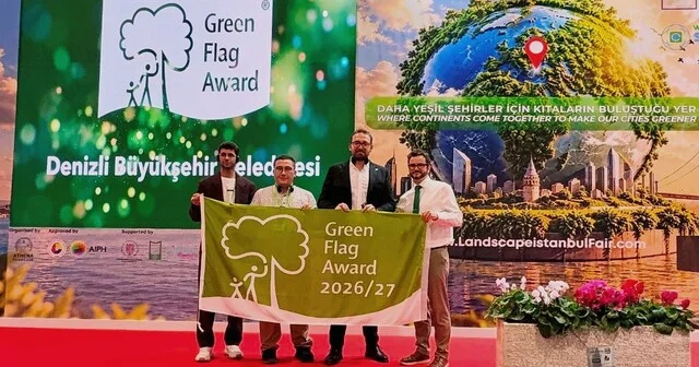 Denizli Büyükşehir Green Flag Award rekoruyla Türkiye nin zirvesinde Denizli Son Dakika Haberleri Habertürk Yerel Haberler