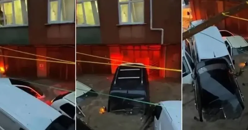 İstanbul da araçlar sele kapıldı! Mağdurlar ne yapacak? Kaskosu olmayanlar dikkat
