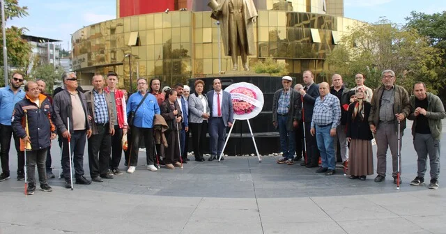 Aydın da görme engellilerden erişilebilir kaldırım çağrısı Aydın Haber Habertürk Yerel Haberler