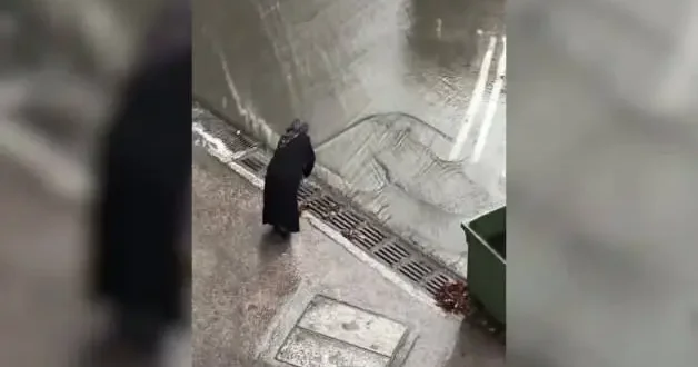 Yalova da alkışlanacak mazgal temizliği: Helal olsun teyze!