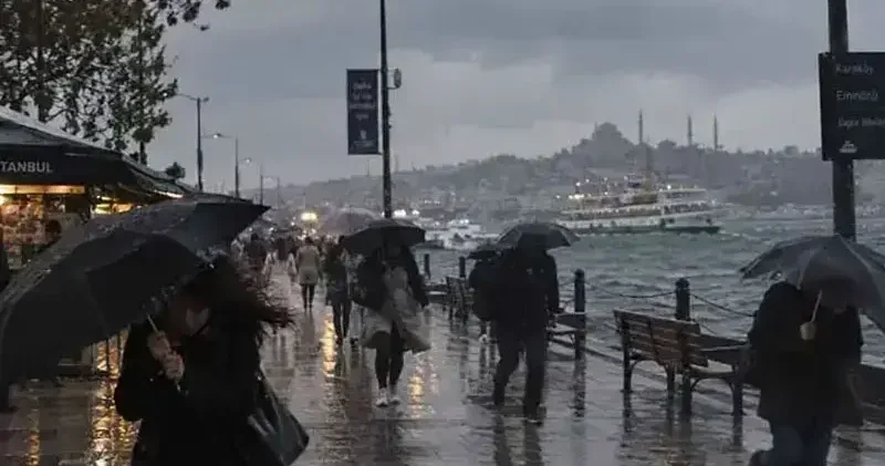 İstanbul’da kuvvetli yağış uyarısı; yeniden etkili olacak
