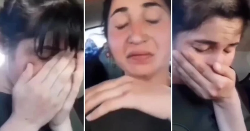 Görüntü Türkiye den! Bindirdikleri otomobilde genç kıza kabusu yaşattılar