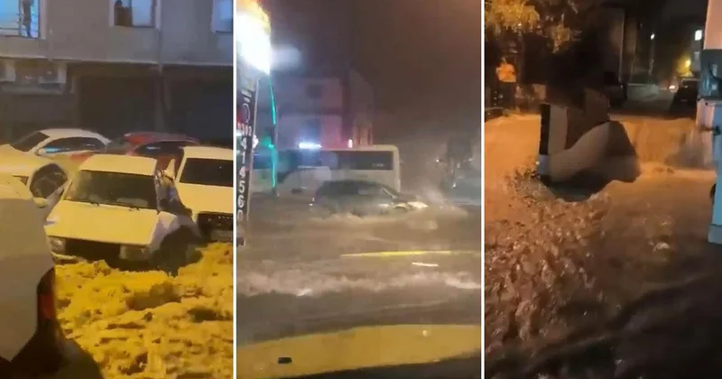 Kocaeli ve Sakarya da da sağanak kabusu: Dereler taştı, yollar kapandı