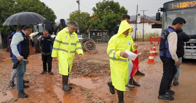MUSKİ ekipleri 7/24 saat Yağmur mesaisinde Muğla Haber Habertürk Yerel Haberler