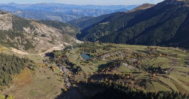 Artvin in Sakin Şehir ünvanlı ilçesi Şavşat ta sonbahar güzelliği Artvin Haberleri Habertürk Yerel Haberler