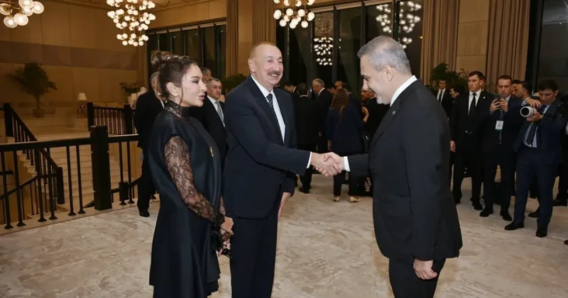 Bakan Fidan, Cumhurbaşkanı Aliyev’in ev sahipliğindeki akşam yemeğine katıldı