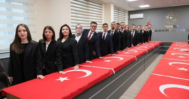 Denizli Gençlik Spor İl Müdürlüğünde 43 personel kadroya geçti Denizli Haber Habertürk Yerel Haberler