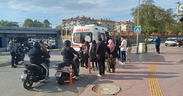 Ön fren kaza getirdi, bisikletiyle takla attı Aydın Haberleri Habertürk Yerel Haberler