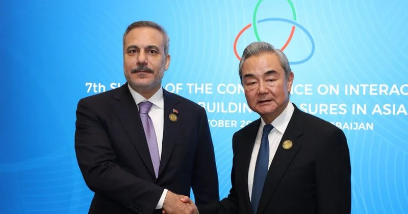Dışişleri Bakanı Fidan, Bakü de Çin Dışişleri Bakanı Vang ile görüştü Dış Haberler