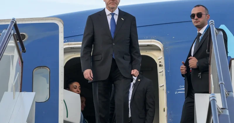 İsrail Cumhurbaşkanı Azerbaycan uçağına binip Türk hava sahası üzerinden geçti Sözcü Gazetesi