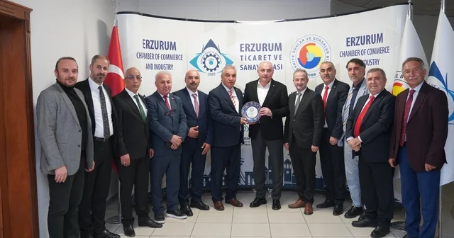 UMSİDER heyetinden ETSO ya ziyaret Erzurum Haberleri