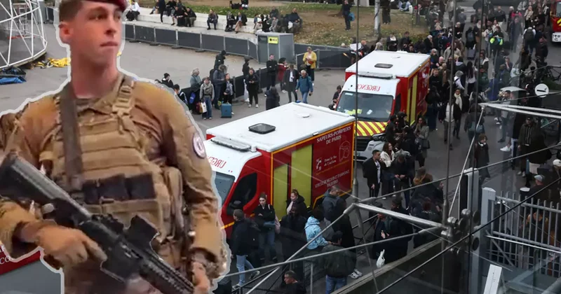 Paris’te alarm: Tren garında bıçaklı saldırgan vurularak durduruldu! Savcılıktan terör açıklaması