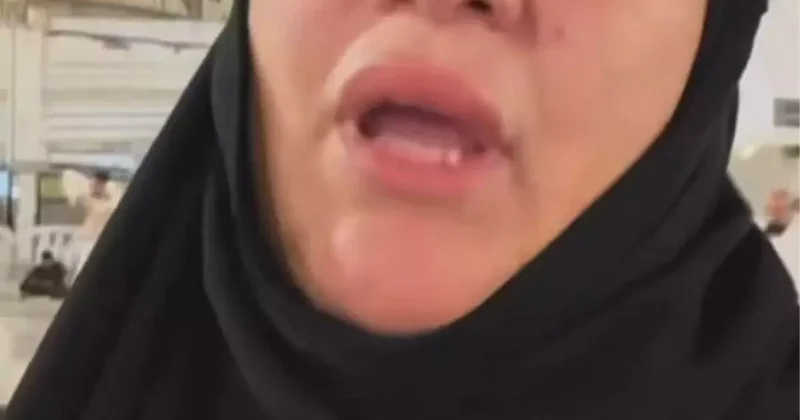 Kabe ye giden kadından skandal video: Nasıl yakışıklılar biliyor musun