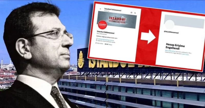 İBB iddianamesindeki iddialara yanıt veren hesaba sansür: Erişim engeli getirildi!
